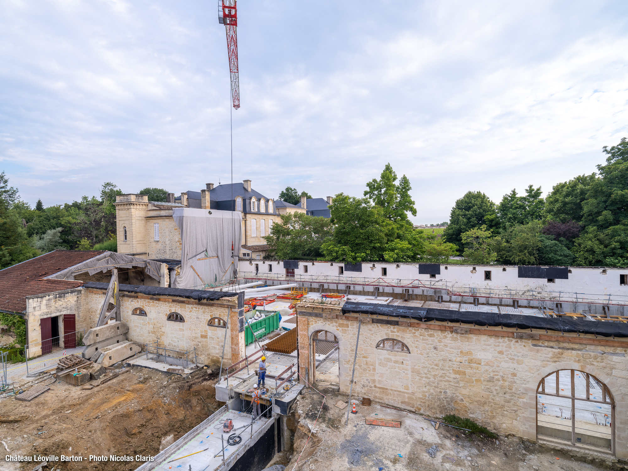 Suivi de projet – Rénovation des chais – Château Léoville Barton